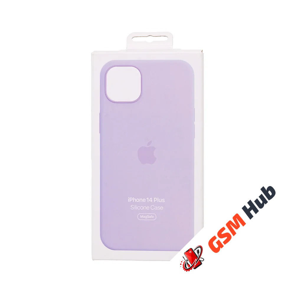 Чехол Силиконовый MagSafe iPhone 14 Plus OR (№5) (Лиловый)