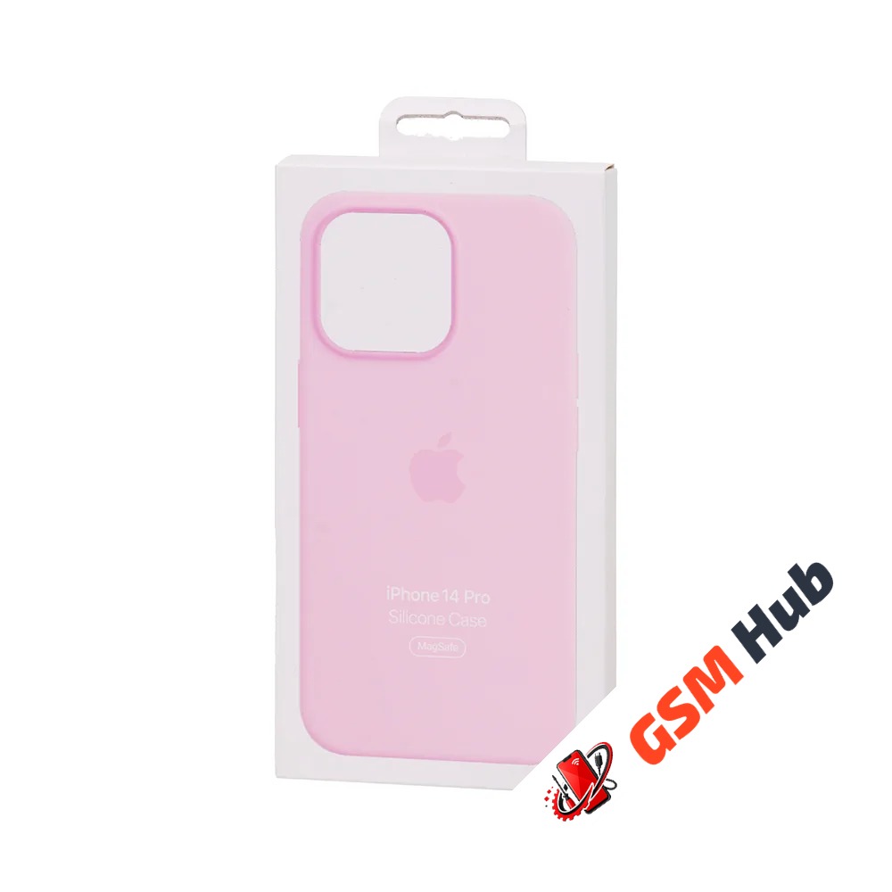 Чехол Силиконовый MagSafe iPhone 14 Pro OR (№3) (Розовый)