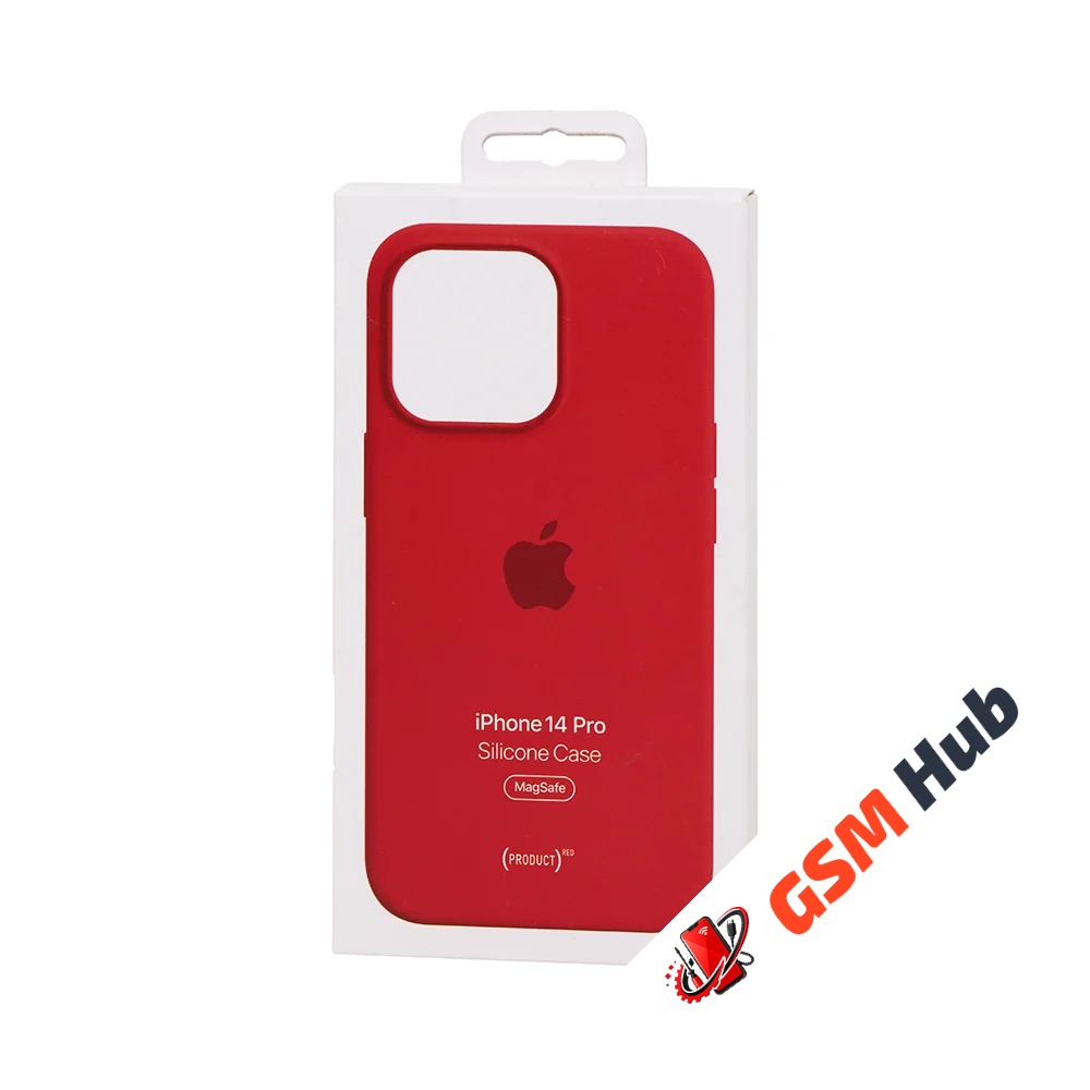 Чехол Силиконовый MagSafe iPhone 14 Pro OR (№4) (Красный)