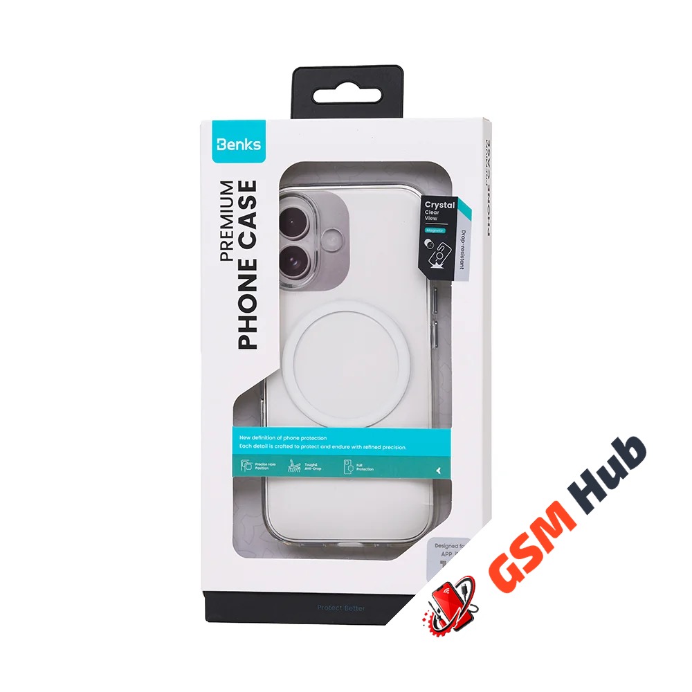 Чехол Benks Crystal MagSafe iPhone 17 (Transparent)