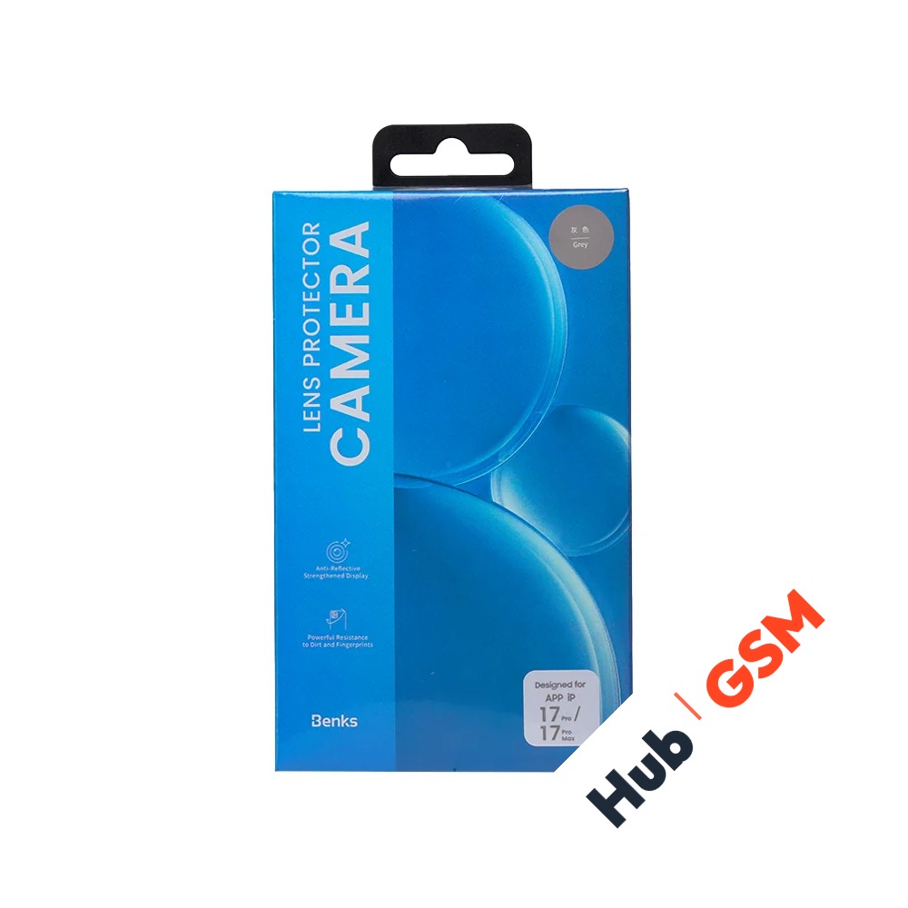 Защитное стекло камеры сапфировое Benks iPhone 17 Pro/17 Pro Max (3шт)