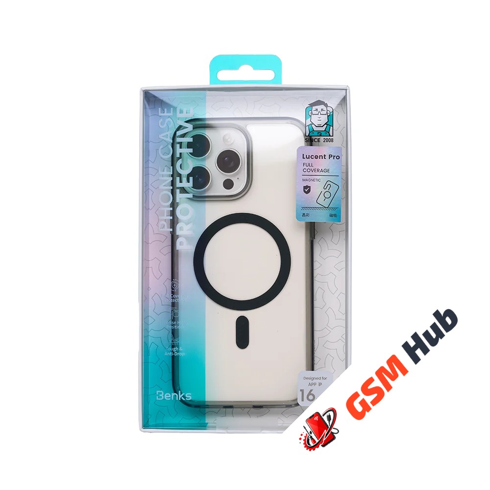 Чехол Benks Lucent Pro iPhone 16 Pro Max (Gray)