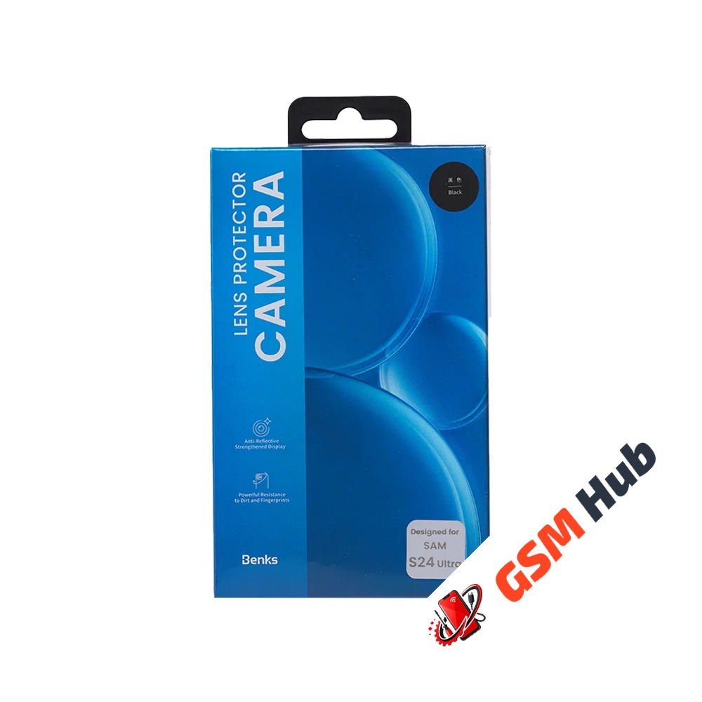 Защитное стекло камеры сапфировое Benks Samsung S24U (Black)