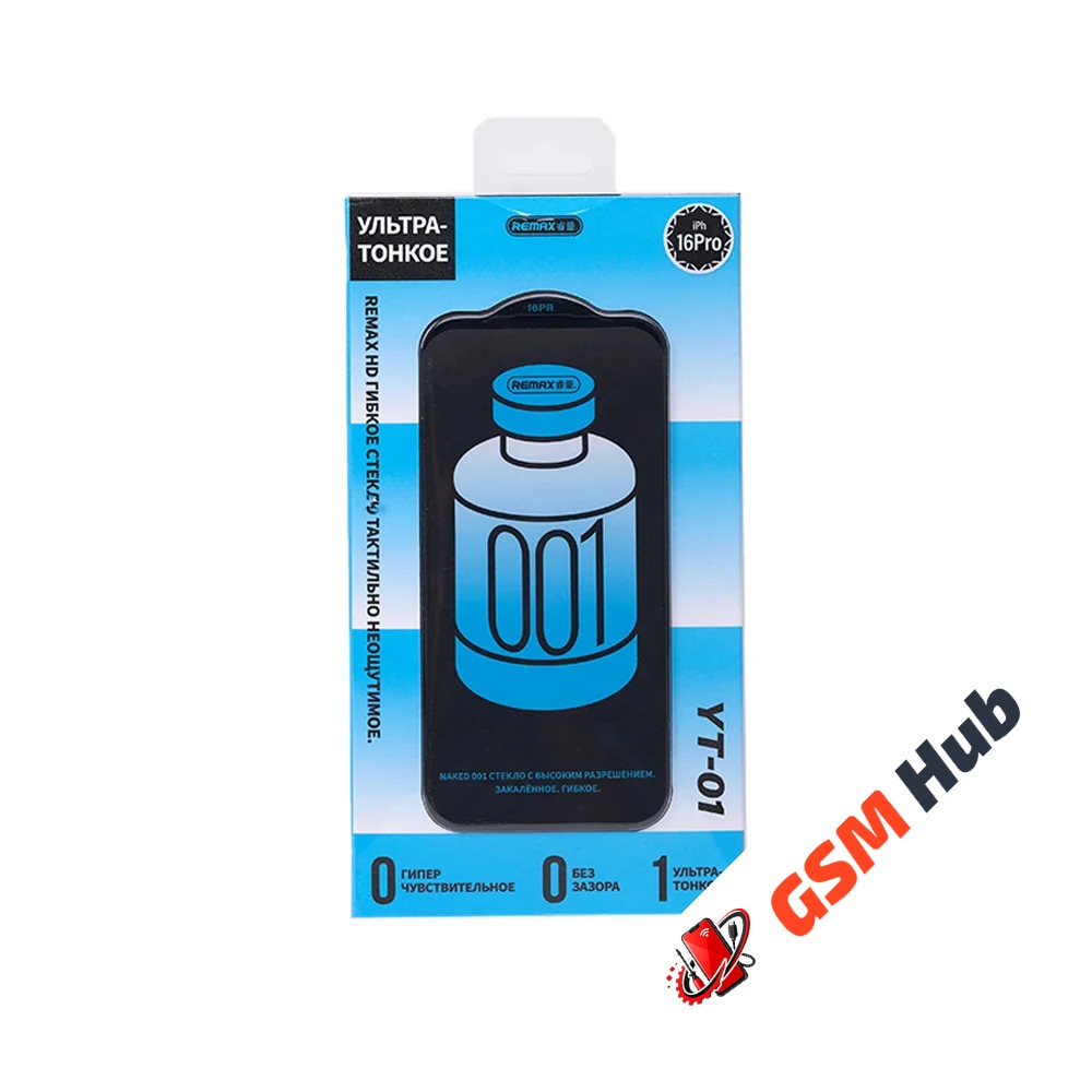 Защитное стекло Remax YT-01 (Ультратонкое) iPhone 16 Pro