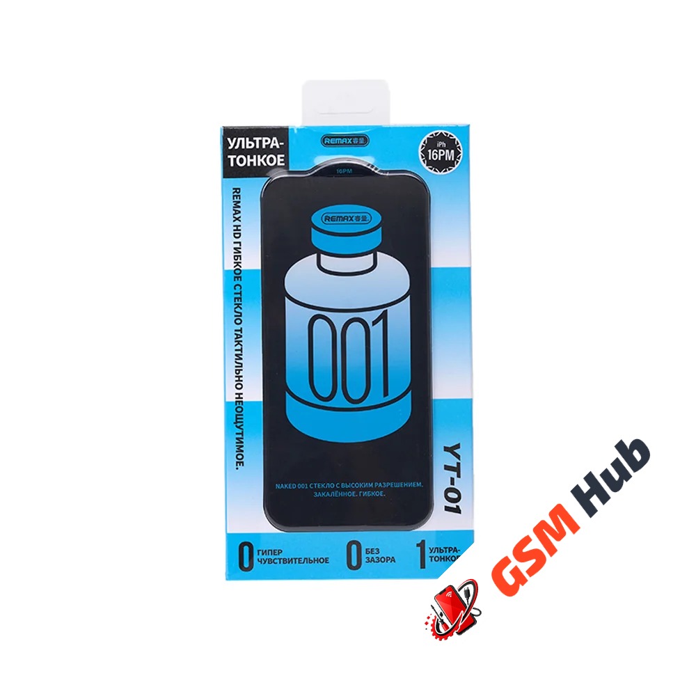 Защитное стекло Remax YT-01 (Ультратонкое) iPhone 16 Pro Max