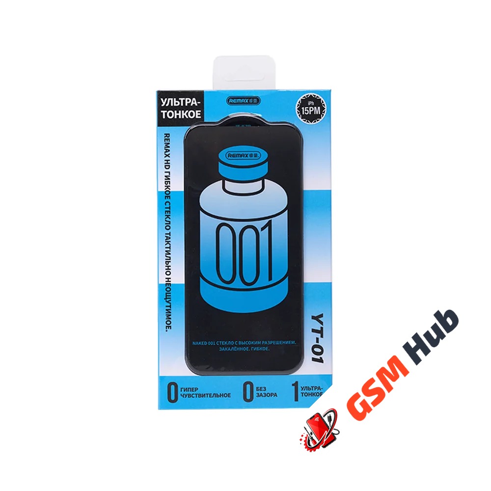 Защитное стекло Remax YT-01 (Ультратонкое) iPhone 15 Pro Max