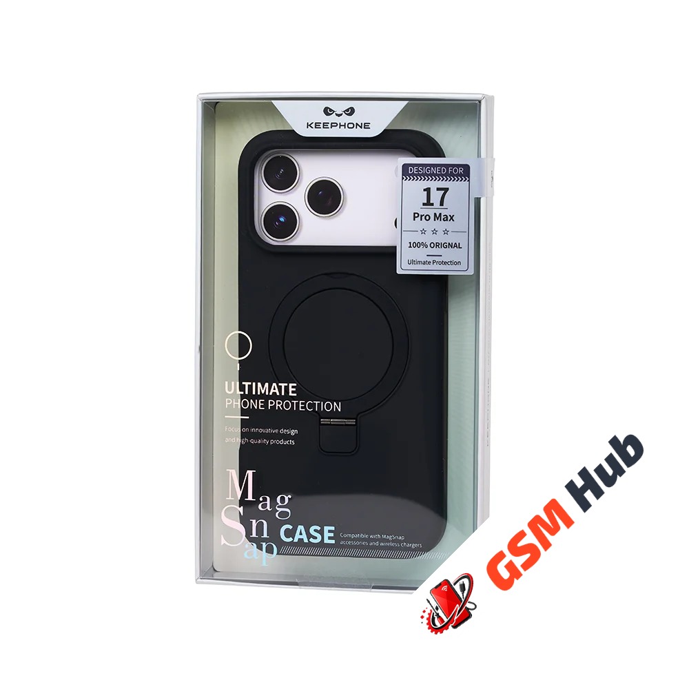 Чехол Keephone Magi Pro MagSafe iPhone 17 Pro Max (Black Titanium)