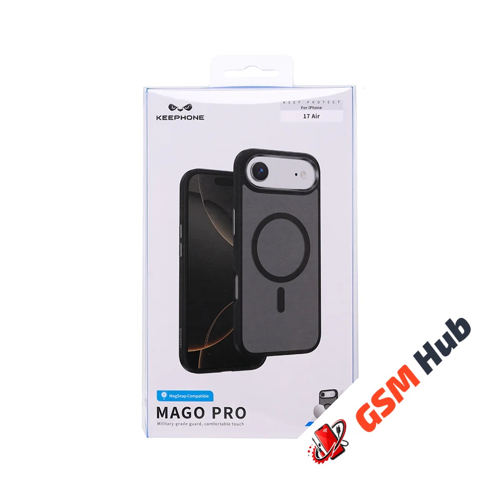 Чехол Keephone Mago Pro MagSafe iPhone 17 Air (Black)