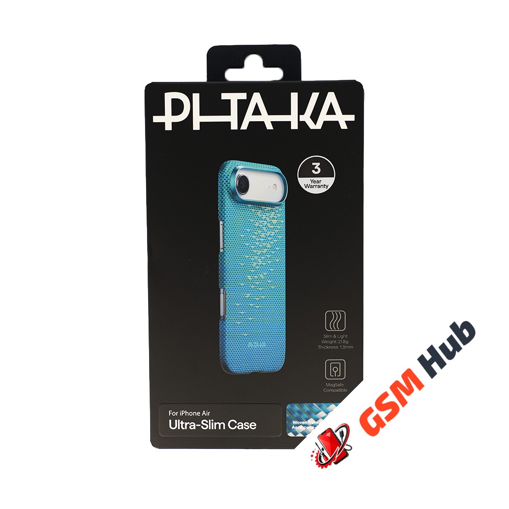 Чехол PITAKA Glints of Gold Ultra-Slim Case iPhone 17 Air (Lucid Blue)