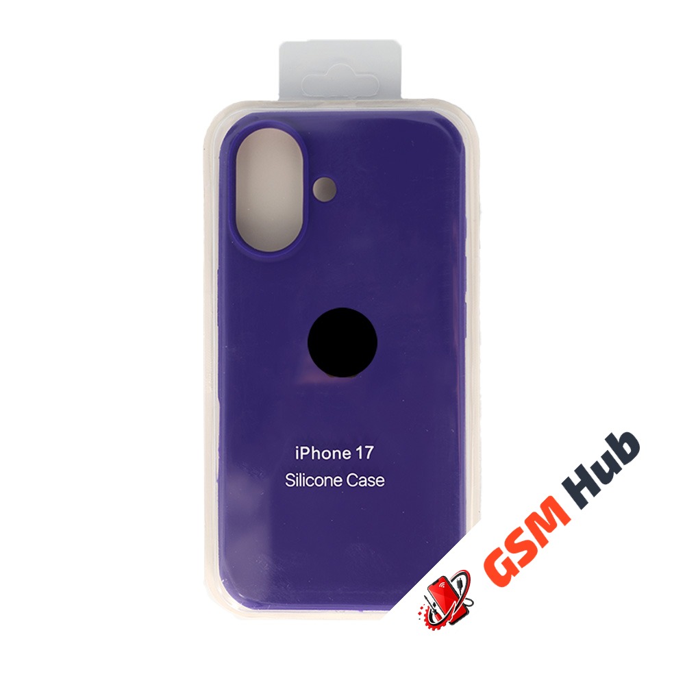 Чехол Силиконовый iPhone 17 (№30) (Темно-фиолетовый)