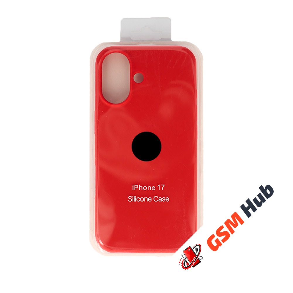 Чехол Силиконовый iPhone 17 (№14) (Красный)