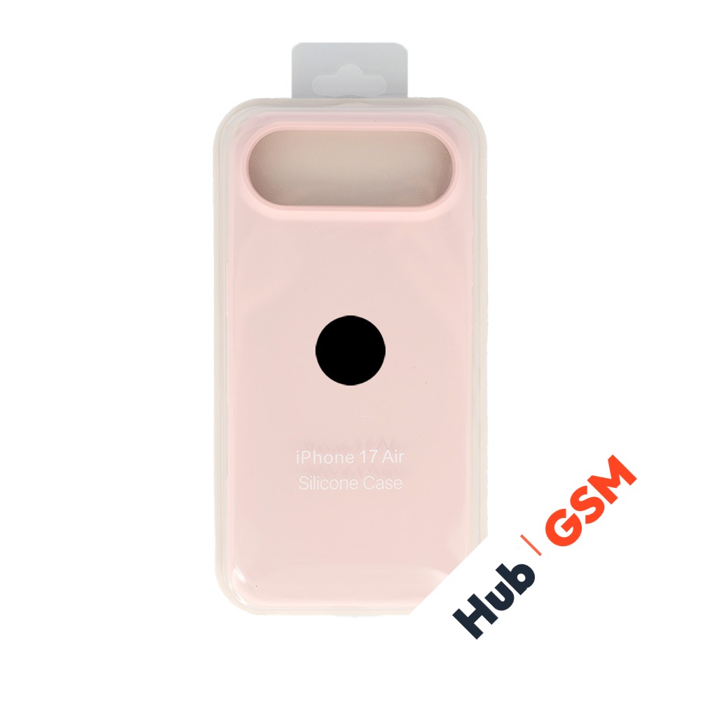 Чехол Силиконовый iPhone 17 Air (№75) (Светло-розовый)
