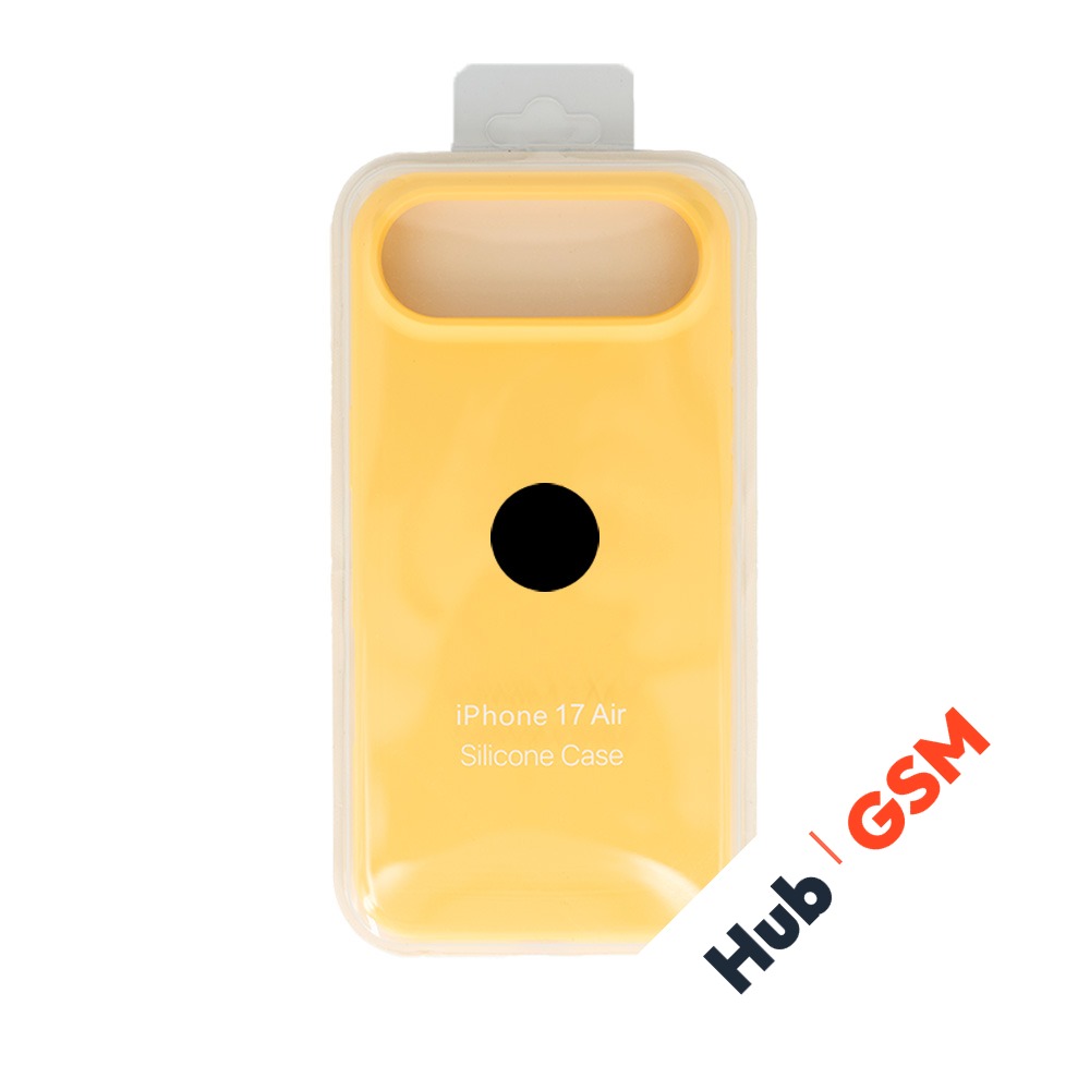 Чехол Силиконовый iPhone 17 Air (№4) (Желтый)