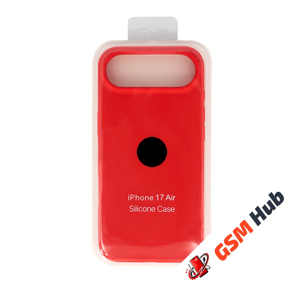 Чехол Силиконовый iPhone 17 Air (№14) (Красный)