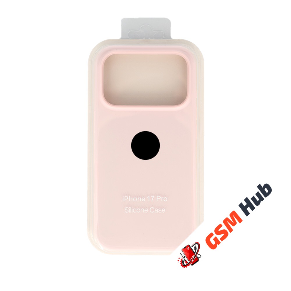 Чехол Силиконовый iPhone 17 Pro (№75) (Светло-розовый)