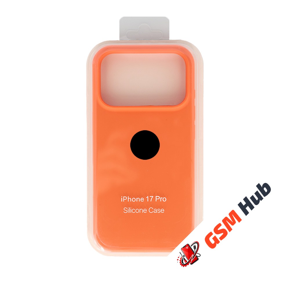 Чехол Силиконовый iPhone 17 Pro (№66) (Оранжевый)