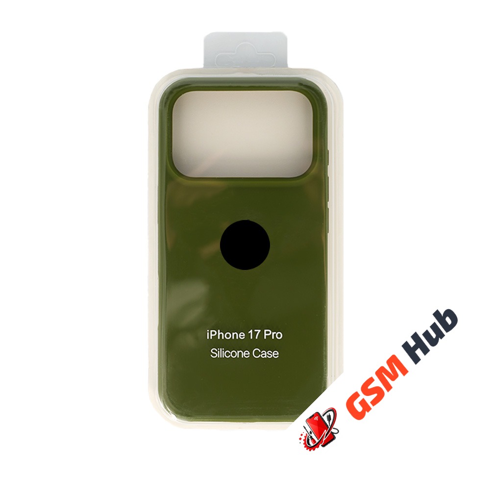 Чехол Силиконовый iPhone 17 Pro (№48) (Зеленый)