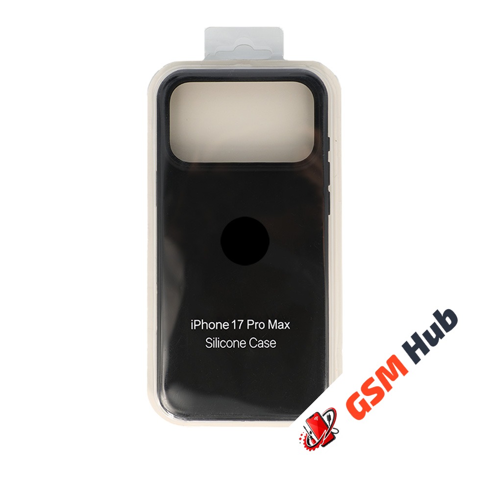Чехол Силиконовый iPhone 17 Pro Max (№18) (Черный)