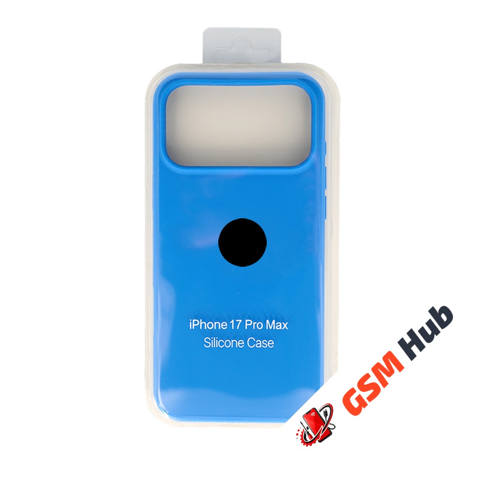 Чехол Силиконовый iPhone 17 Pro Max (№3) (Синий)