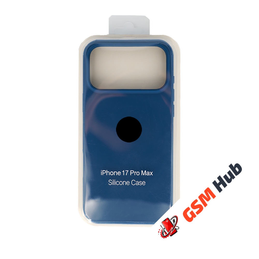 Чехол Силиконовый iPhone 17 Pro Max (№20) (Кобальтово-синий)
