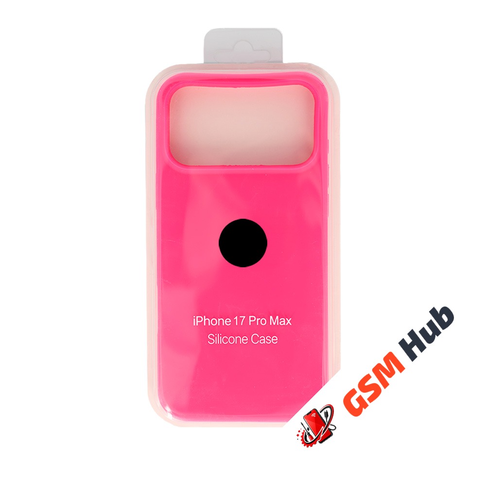 Чехол Силиконовый iPhone 17 Pro Max (№47) (Малиновый)