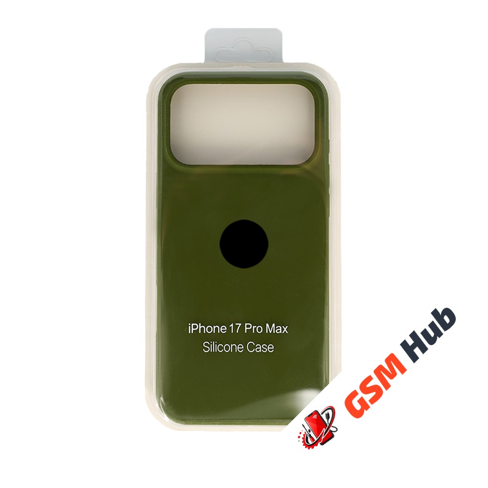 Чехол Силиконовый iPhone 17 Pro Max (№48) (Зеленый)