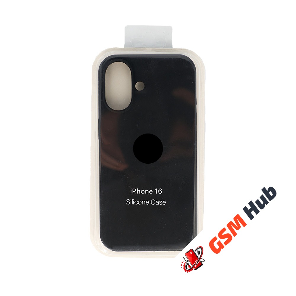 Чехол Силиконовый iPhone 16 (№18) (Черный)