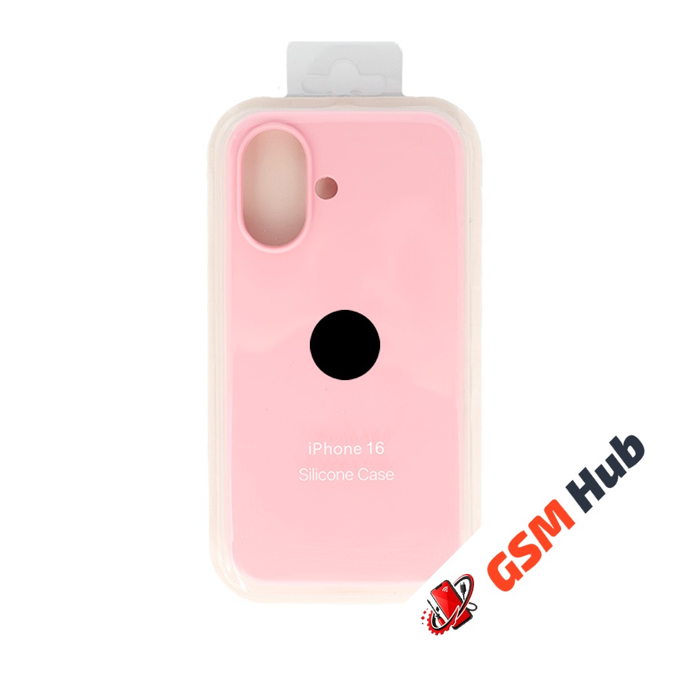 Чехол Силиконовый iPhone 16 (№6) (Розовый)
