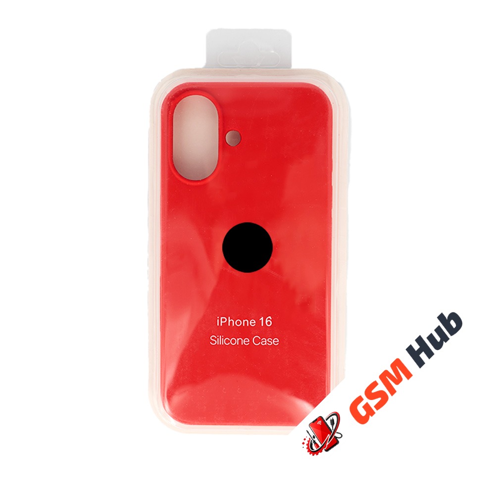 Чехол Силиконовый iPhone 16 (№14) (Красный)
