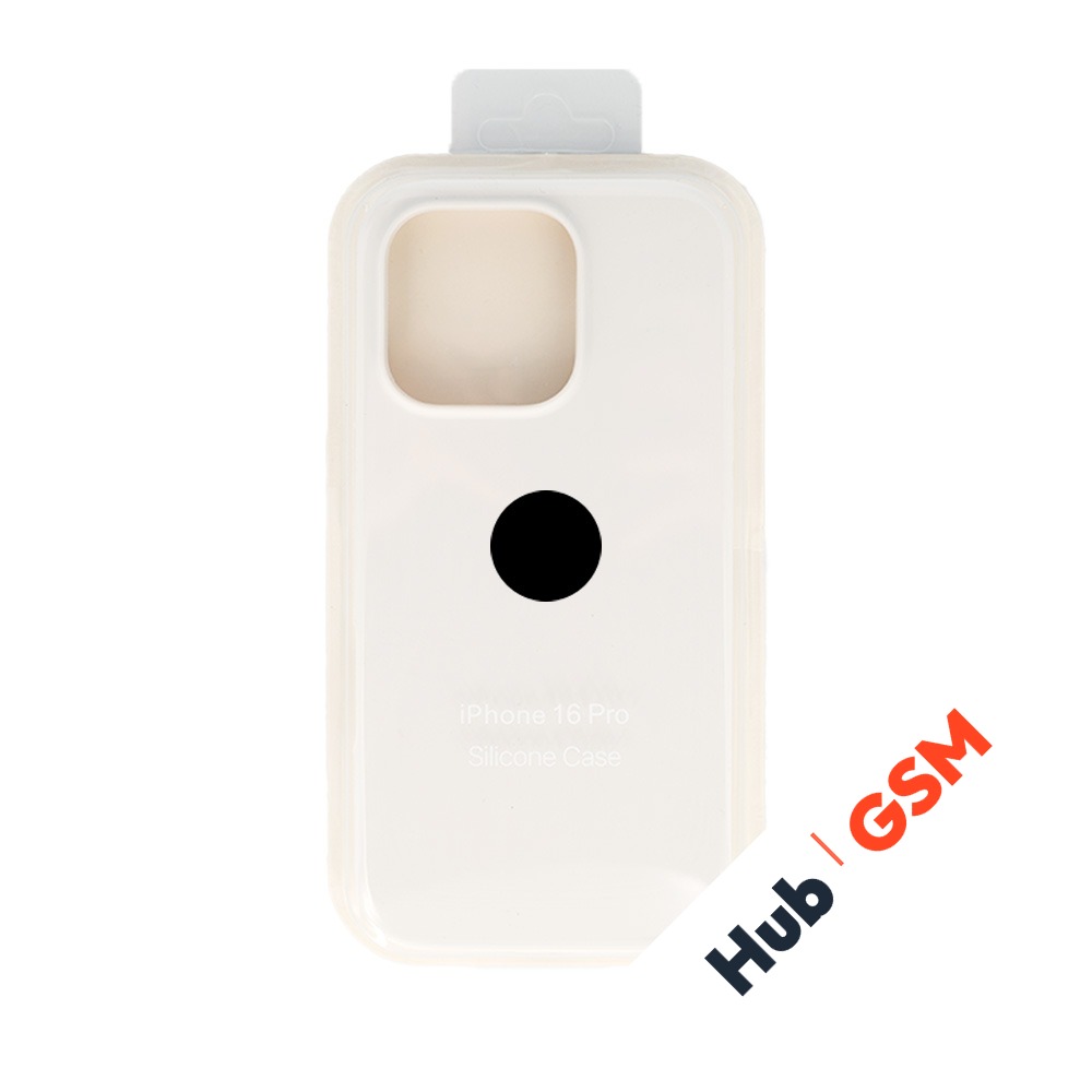 Чехол Силиконовый iPhone 16 Pro (№9) (Белый)