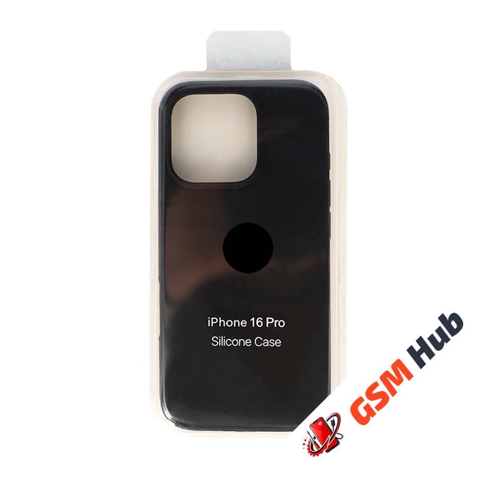 Чехол Силиконовый iPhone 16 Pro (№18) (Черный)