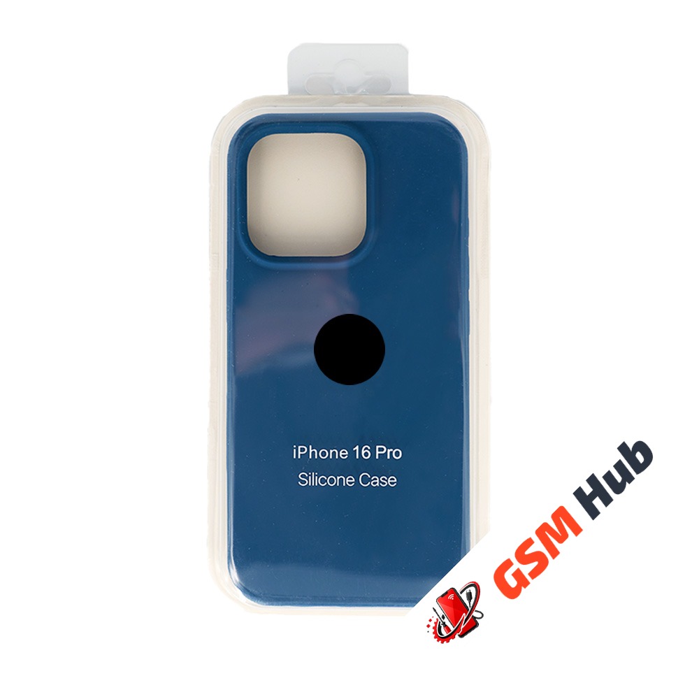 Чехол Силиконовый iPhone 16 Pro (№20) (Кобальтово-синий)