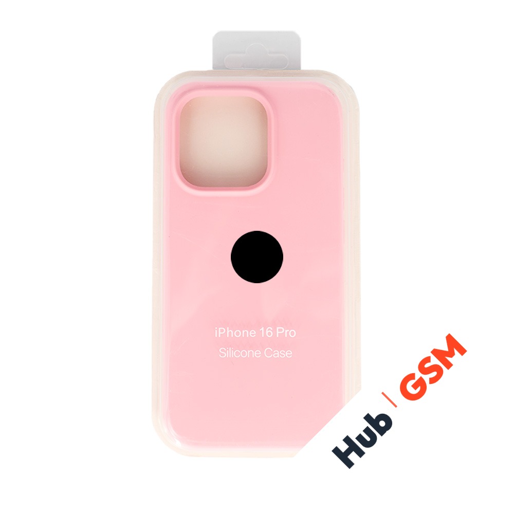 Чехол Силиконовый iPhone 16 Pro (№6) (Розовый)