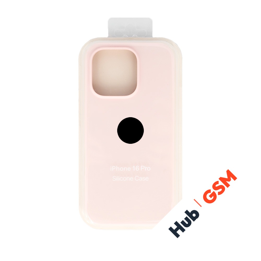 Чехол Силиконовый iPhone 16 Pro (№75) (Светло-розовый)