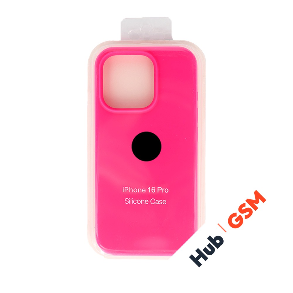 Чехол Силиконовый iPhone 16 Pro (№47) (Малиновый)