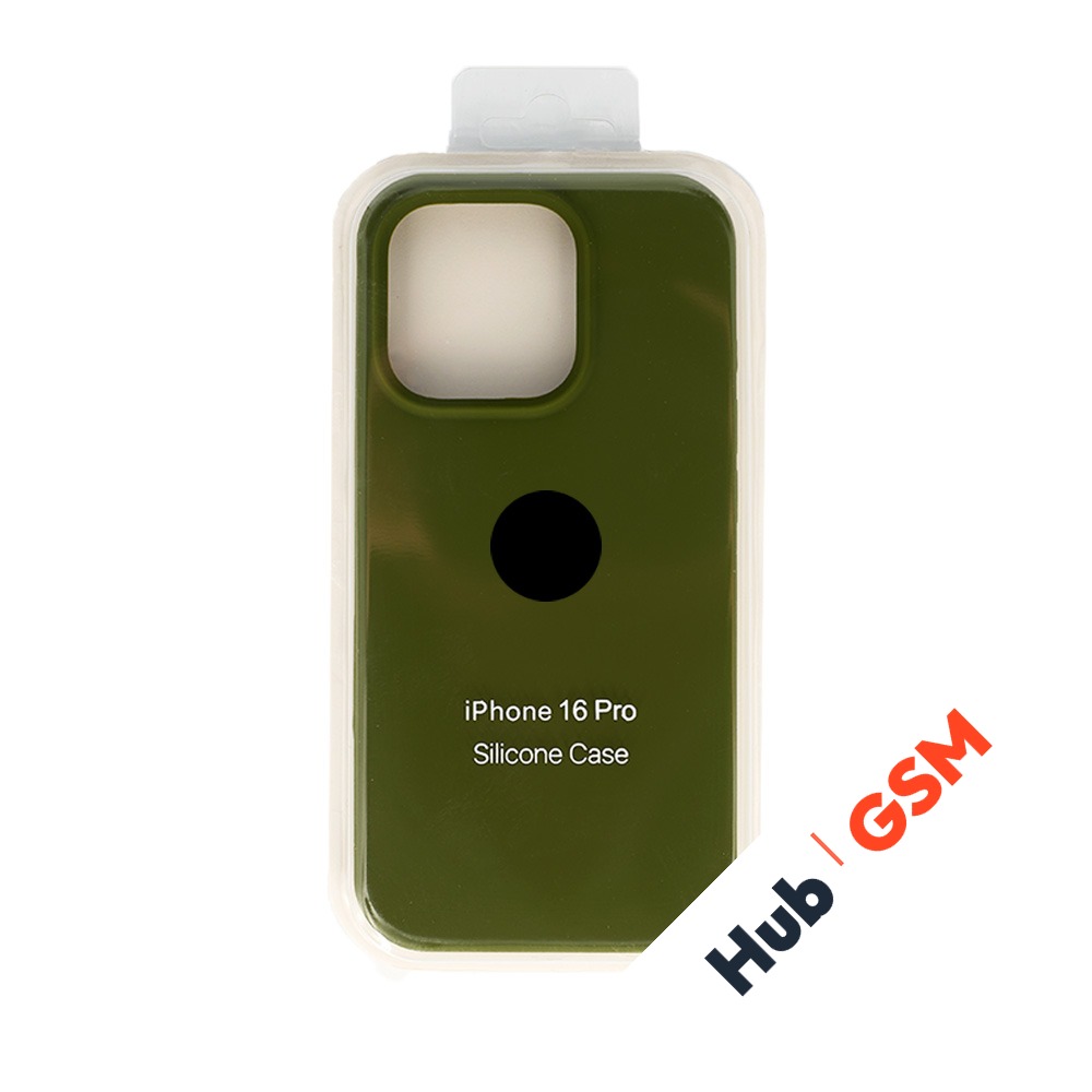 Чехол Силиконовый iPhone 16 Pro (№48) (Зеленый)