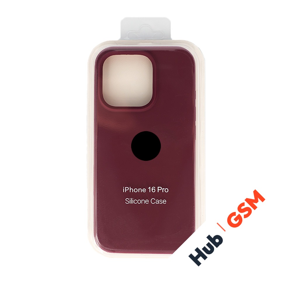 Чехол Силиконовый iPhone 16 Pro (№67) (Фиолетовый)