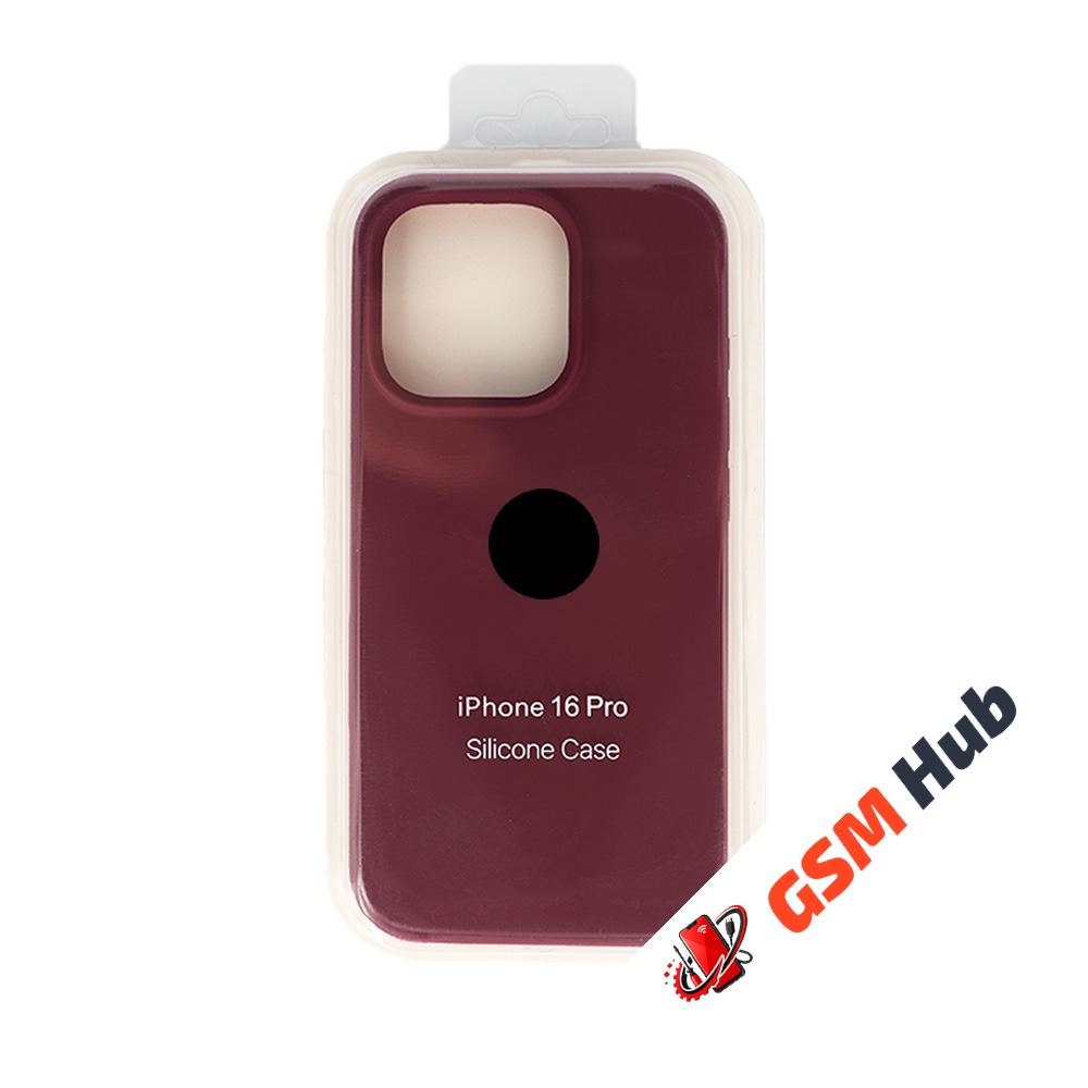 Чехол Силиконовый iPhone 16 Pro (№67) (Фиолетовый)