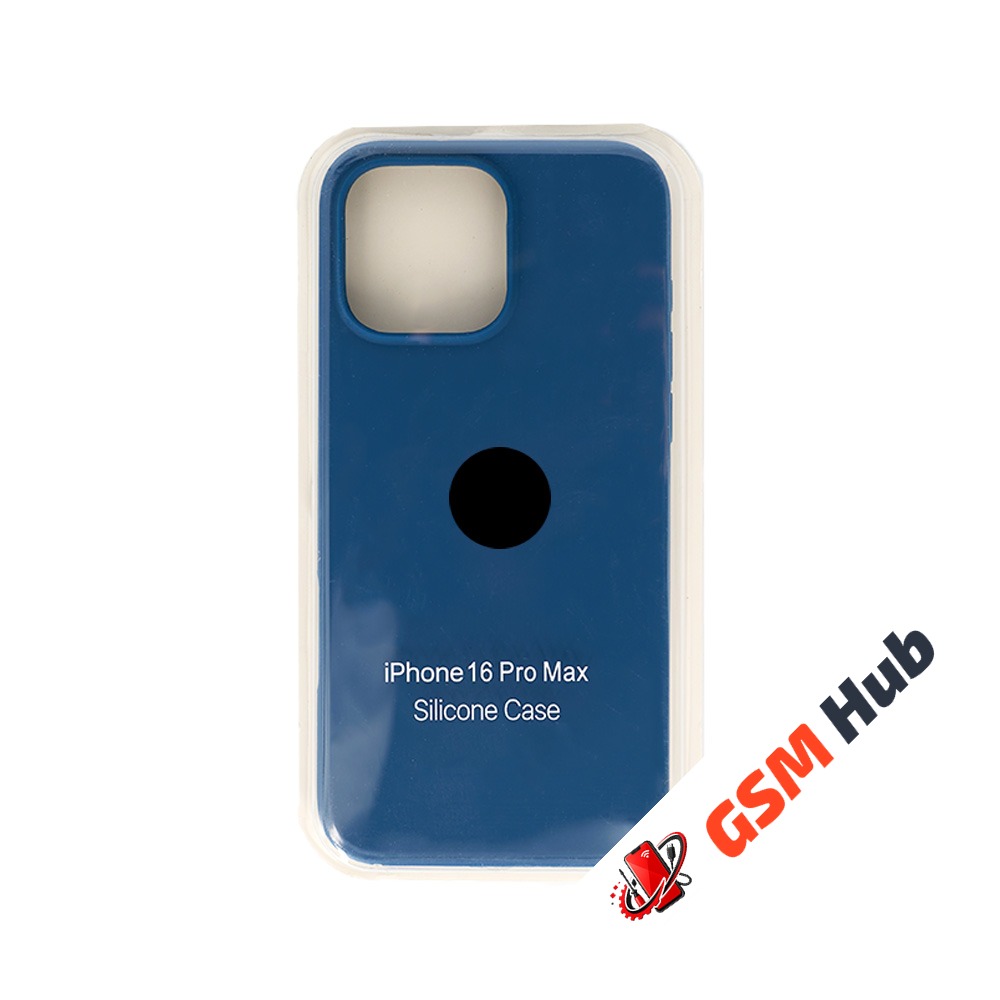 Чехол Силиконовый iPhone 16 Pro Max (№20) (Кобальтово-синий)