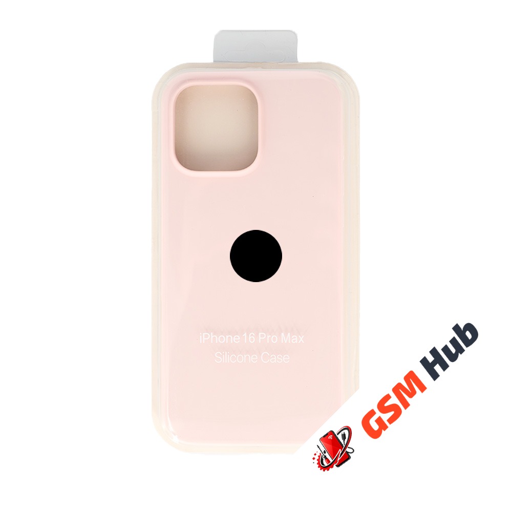 Чехол Силиконовый iPhone 16 Pro Max (№75) (Светло-розовый)