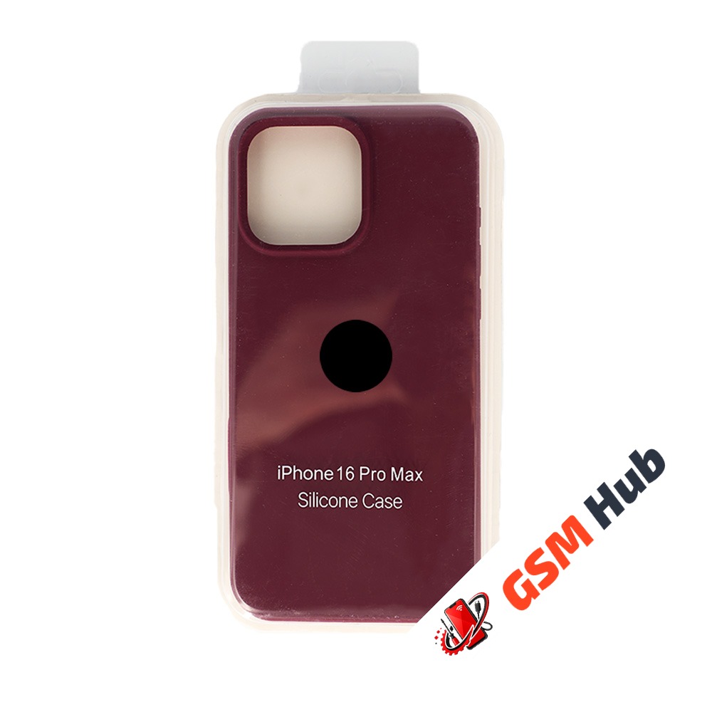 Чехол Силиконовый iPhone 16 Pro Max (№67) (Фиолетовый)