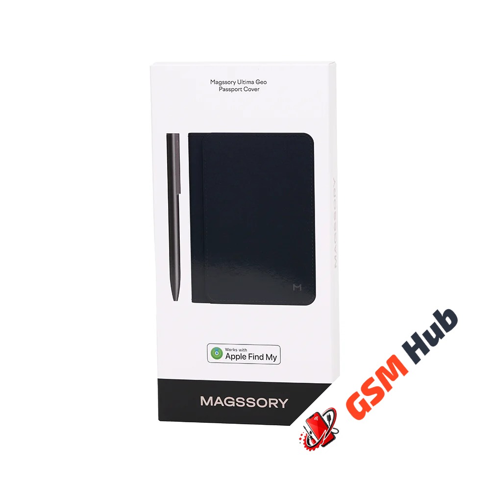Обложка для паспорта Magssory Ultima Geo Passport Cover (поддержка Find My) (Миднайт) ACL007