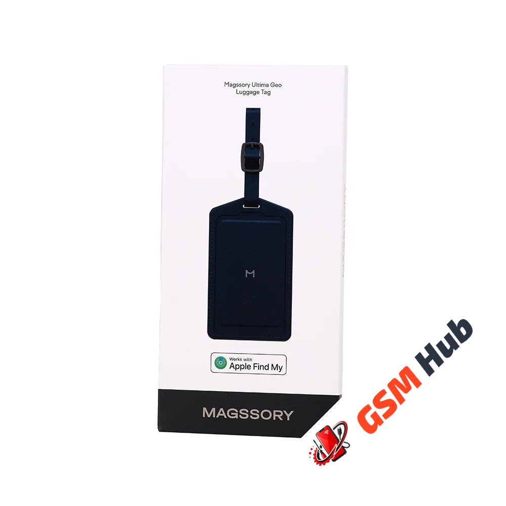 Бирка багажная Magssory Ultima Geo Luggage Tag (поддержка Find My) (Миднайт) ACL004