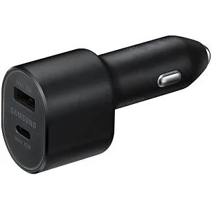 АЗУ Samsung Super Fast Dual Car Charger (45W+15W) (Черный)