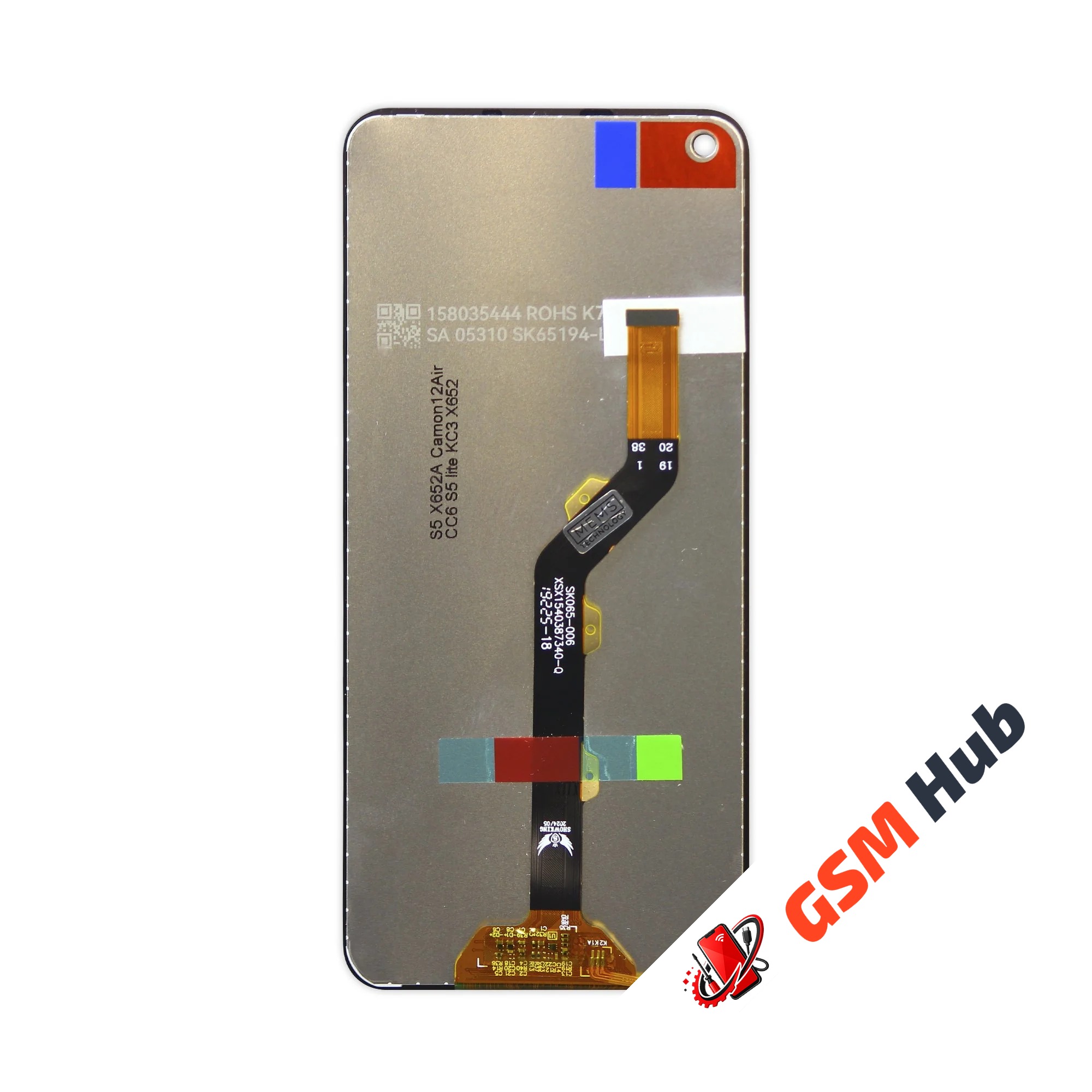 Дисплей Tecno Camon 12 Air Оригинал (Черный)