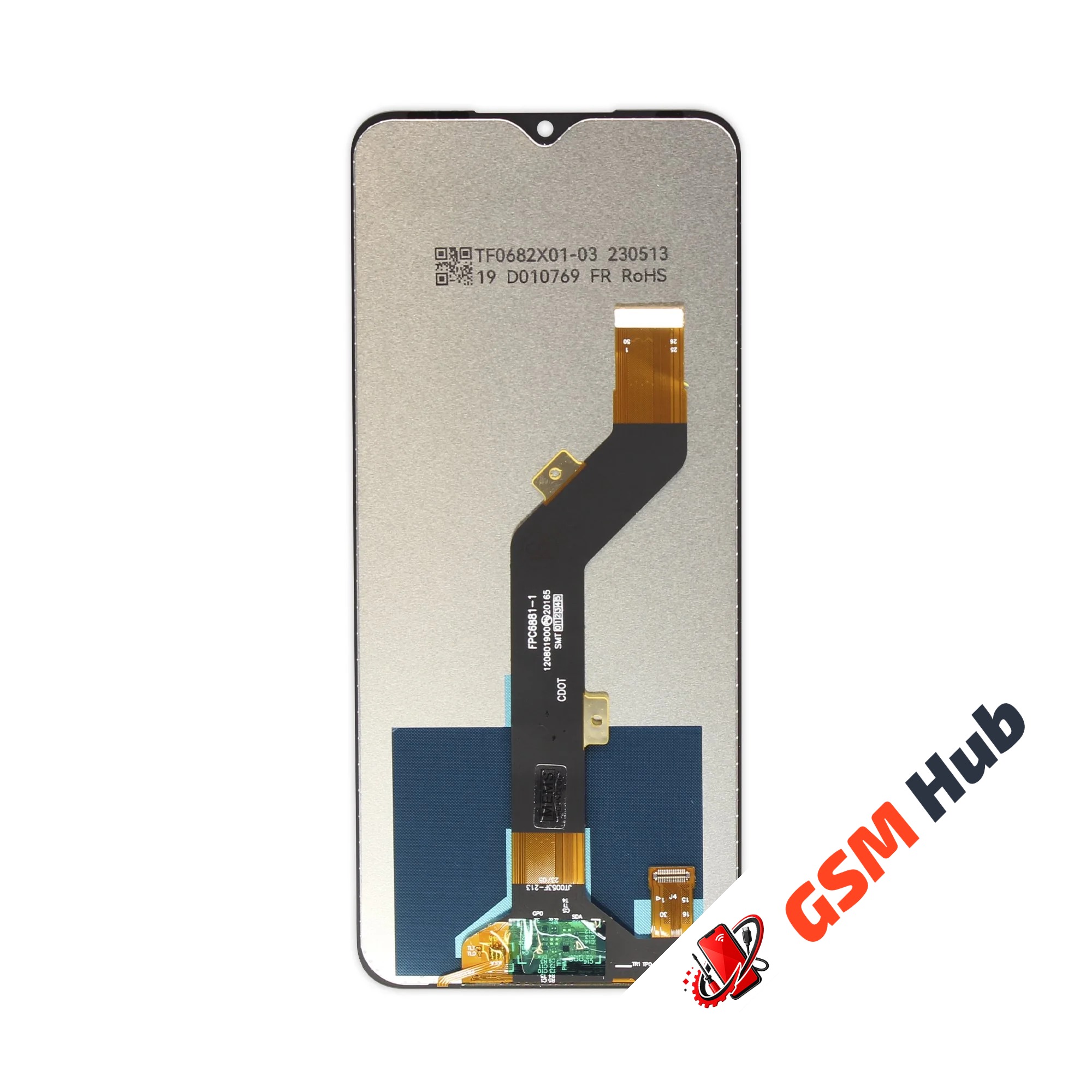 Дисплей Infinix Hot 11 (X689F)  / iTel Vision 5 Plus / iTel S18 Pro (Оригинал) (Черный) KRYON