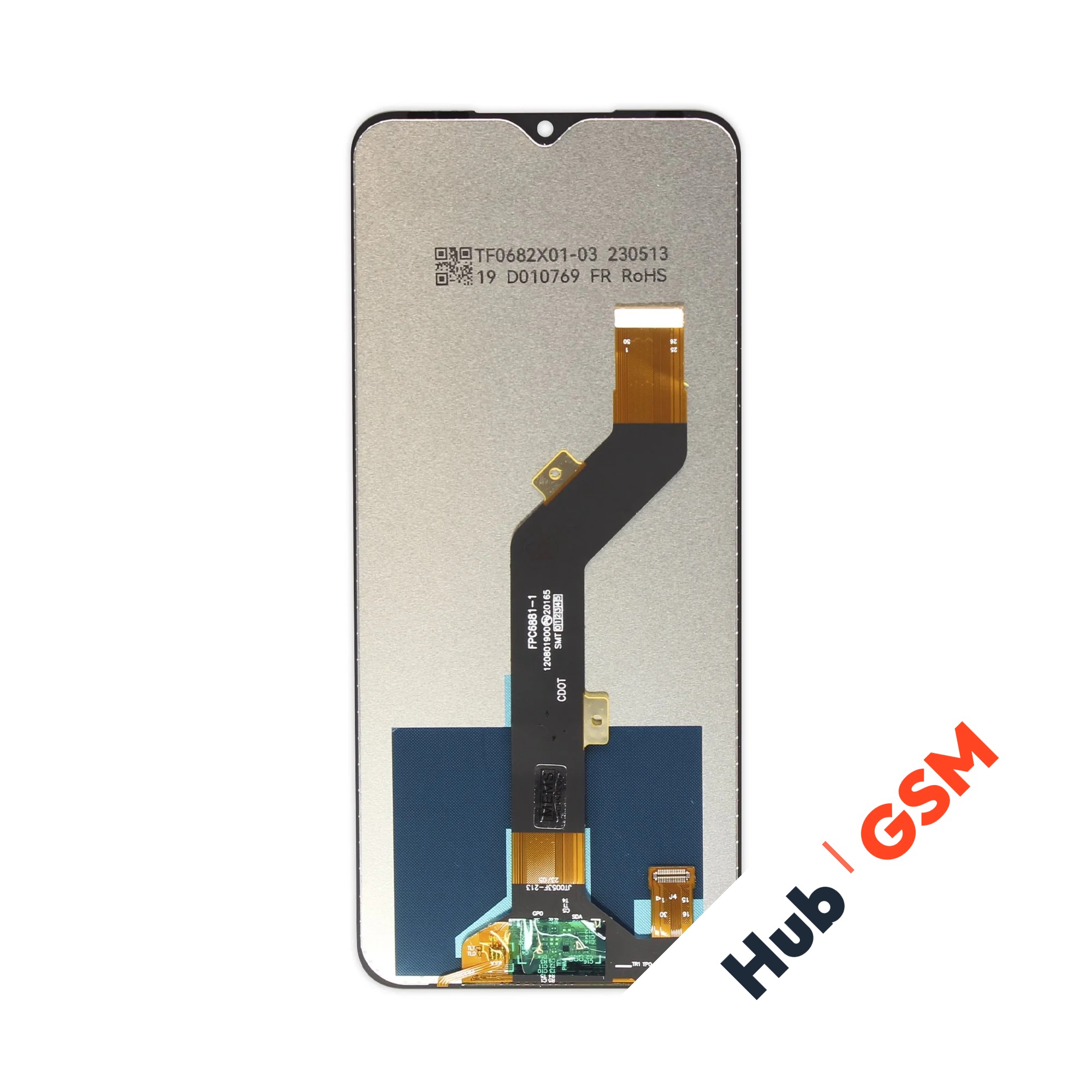 Дисплей Infinix Hot 11 (X689F)  / iTel Vision 5 Plus / iTel S18 Pro (Оригинал) (Черный) Hub GSM