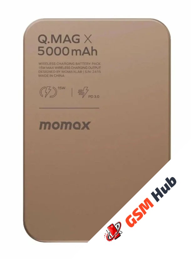 Внешний аккумулятор Momax Q.Mag X Battery Pack 5000mAh IP116A (Silver)
