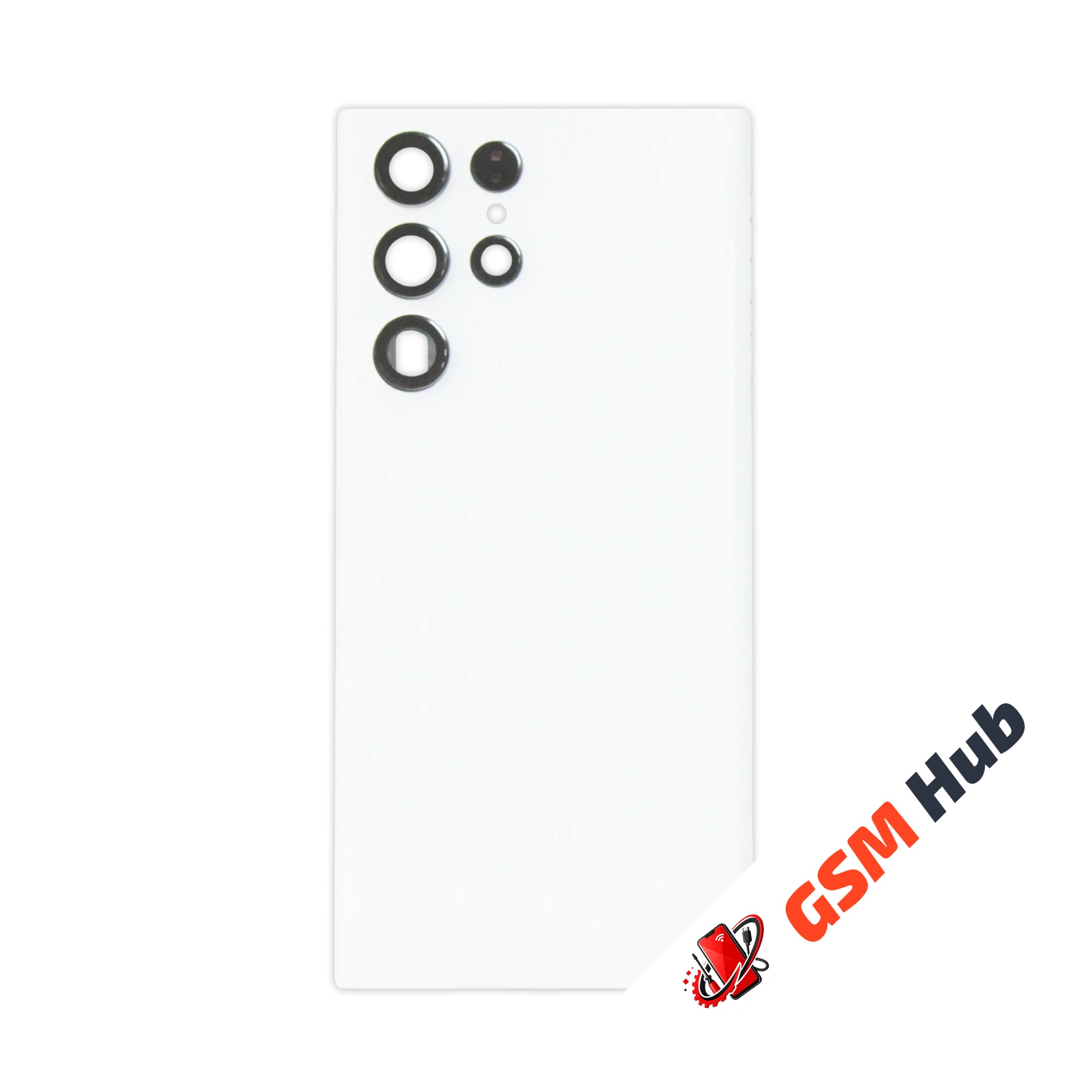 Задняя крышка Samsung Galaxy S22 Ultra (S908B) (Белый) (Со стеклом камеры) Premium