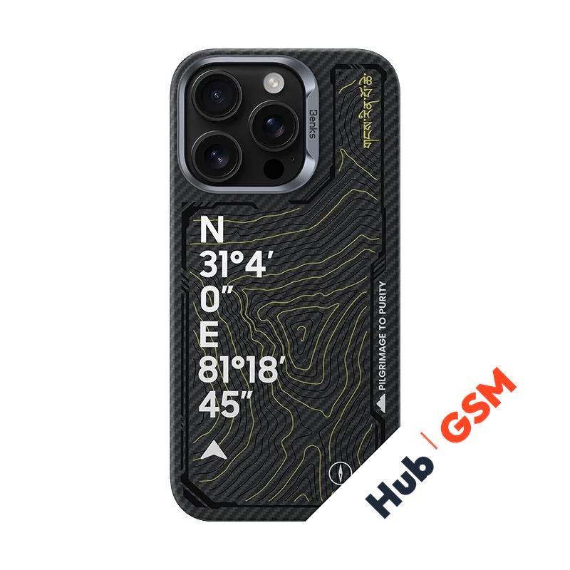 Чехол Benks ArmorAir MagSafe Kevlar iPhone 16 600D PC Camera (Black)